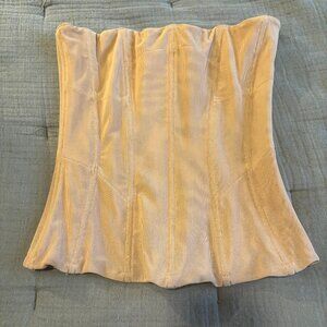 Outcast Nude Sola Mesh Corset Top